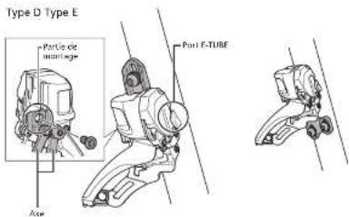 SHIMANO FDR9150 - Noms des pieces - 1