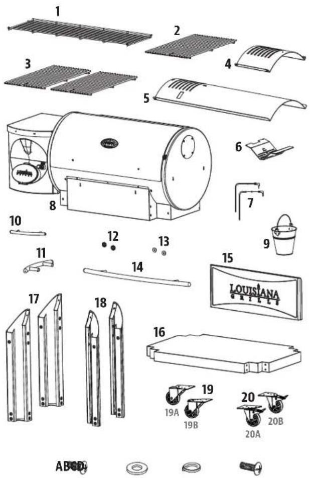 Louisiana Grills 10597 - N° DÉSIGNATION - 1