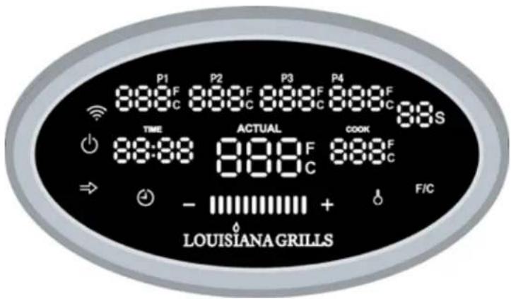 Louisiana Grills 10597 - ABC DEL PANEL DE CONTROL - 1