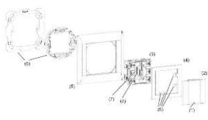 HAGER WHTR41200C - Accessories horizontal mounting - 1