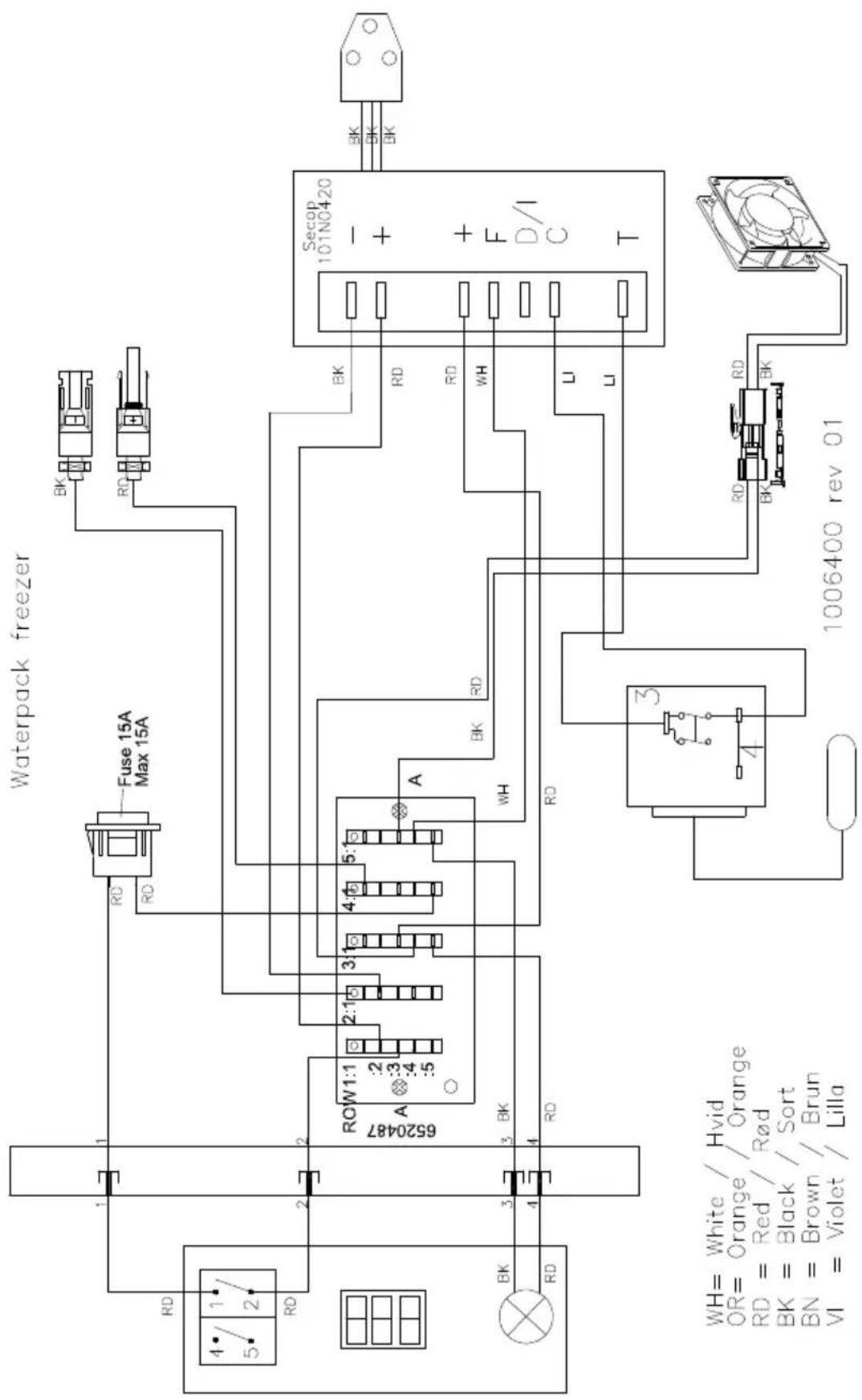 VESTFROST VLS 056 RF SDD - Scheme electrique - 2