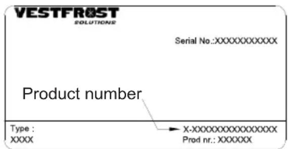 VESTFROST VLS 026 RF SDD - Spare parts - 1