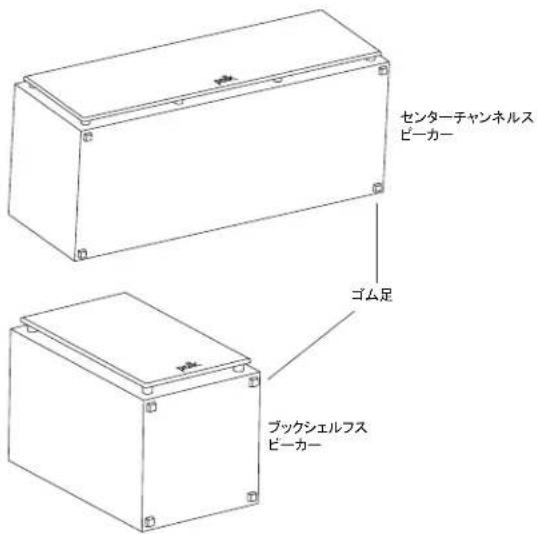 POLK Monitor XT20 - 裹面粘着式ム足の取付け - 1