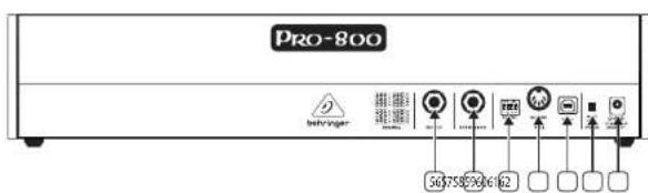 BEHRINGER PRO800 - OGRANICZONA GWARANCJA - 5