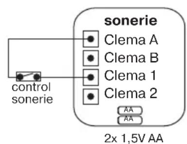 REV 810 - Ühendus kella grafoga 8V~/1A vöi töp patareidel - 1