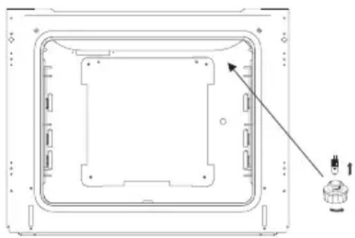 AMICA EHC 60 Ex - Replacing the halogen bulb in the oven - 1