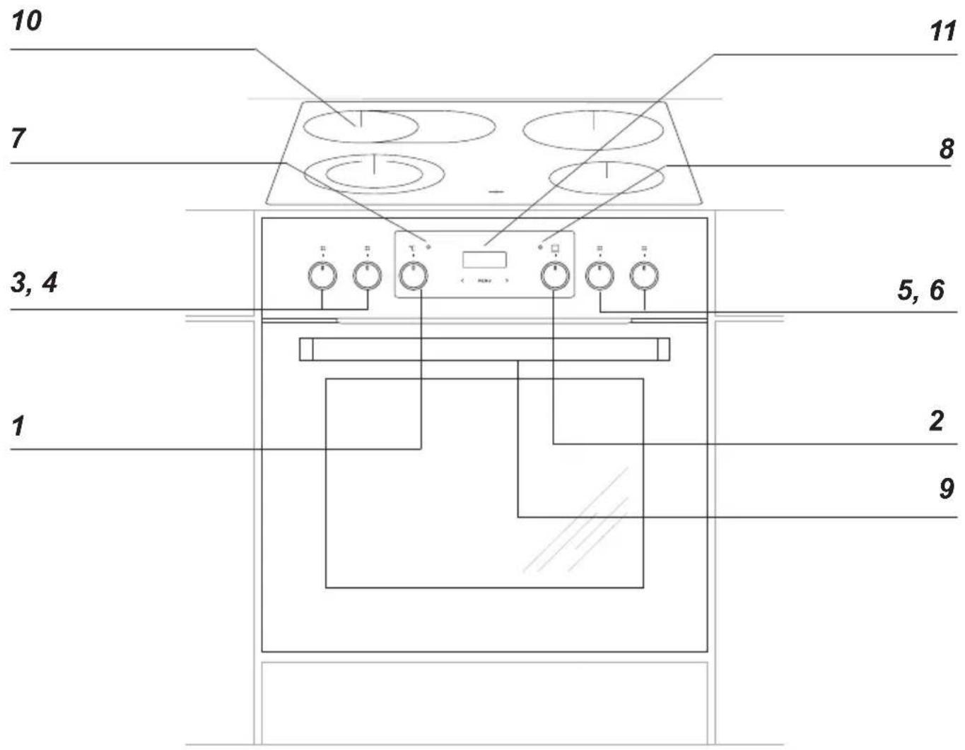 AMICA EHC 60 Ex - DESCRIPTION OF THE APPLIANCE - 1