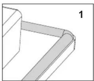 AMICA EHC 60 Ex - Assembly of the gasket - 1