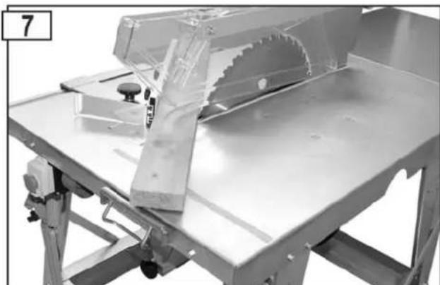 Lescha CBL 450 - Utilisation de la butée transversale amovible - 1