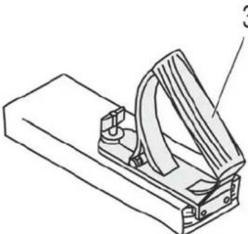 Lescha CBL 450 - Poignée du bloc poussoir - 1