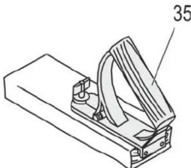 Lescha CBL 450 - Handle for push block - 1