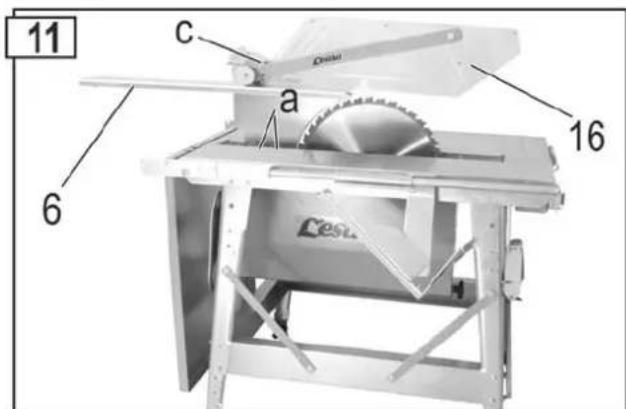 Lescha CBL 450 - Fureszlap csereje - 4