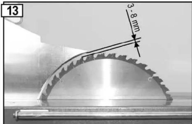 Lescha CBL 450 - Hasitóek beallitása - 1