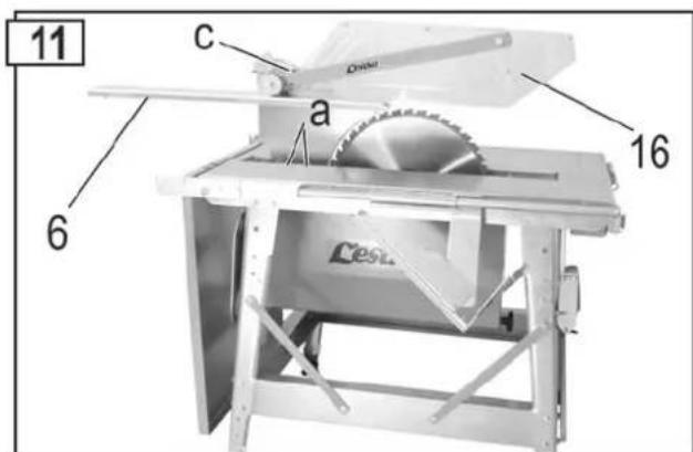 Lescha CBL 450 - Schimbarea pänzei ferăstrăului - 4