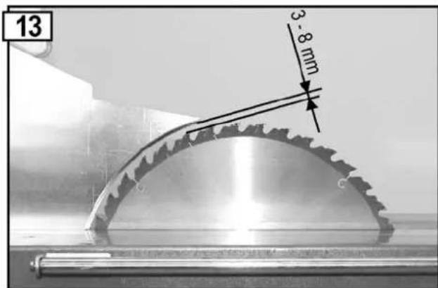 Lescha CBL 450 - Blade guard adjustments - 1