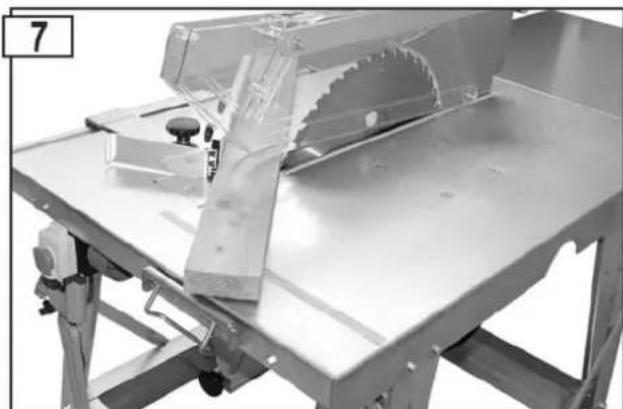 Lescha CBL 450 - Utilizarea opritorului transversal mobil - 1