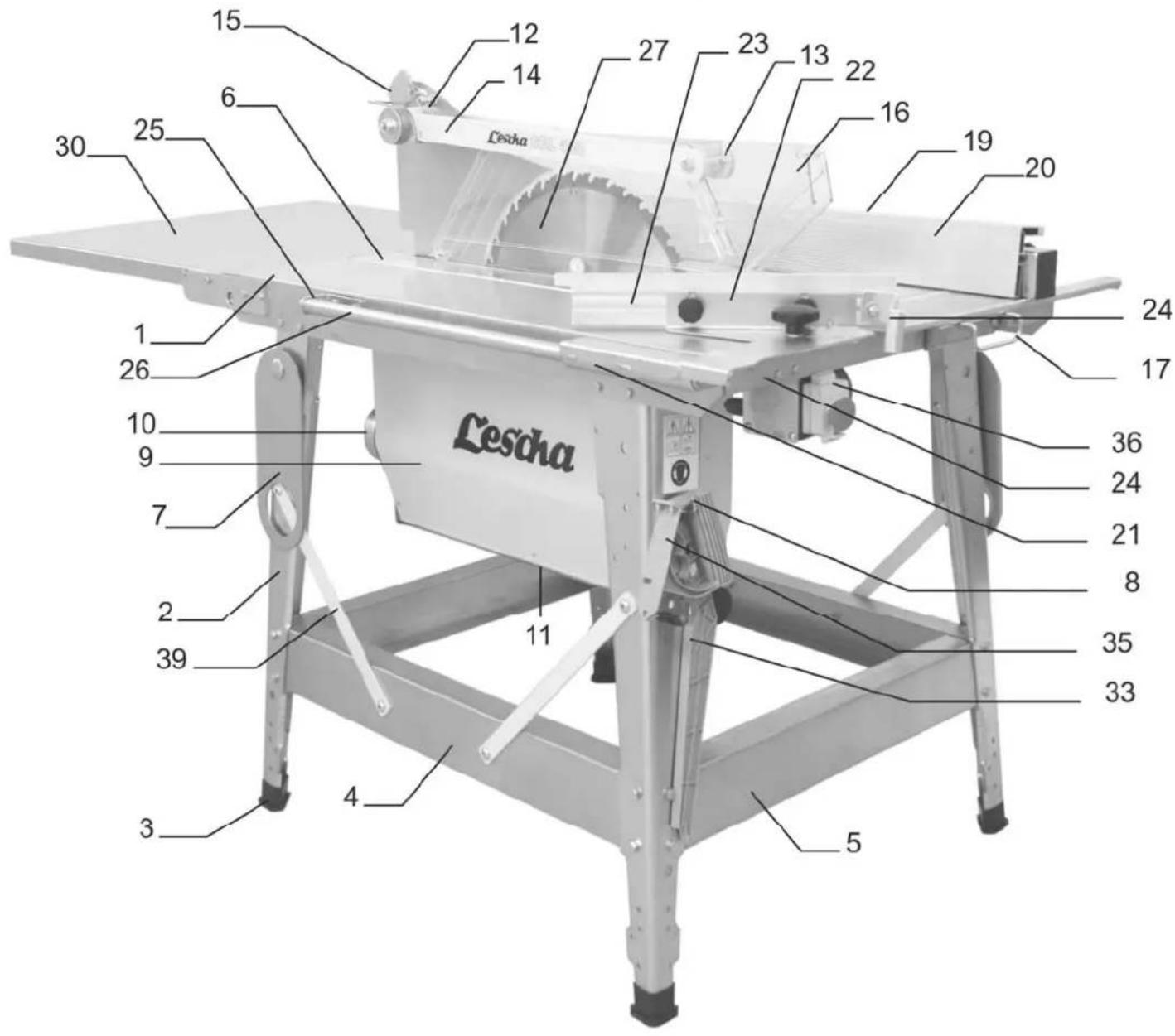 Lescha CBL 450 - Ricambi - 2