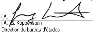 Lescha CBL 450 - Responsible de l'établissement des documentations techniques : - 1