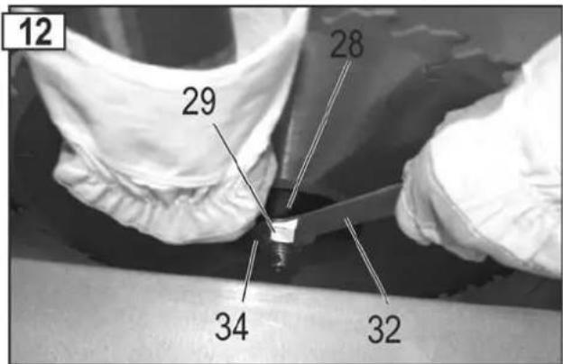 Lescha CBL 450 - Zaagbladwissel - 5