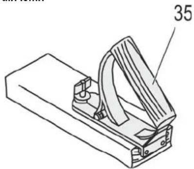 Lescha CBL 450 - Mâner pentru impingătorul din lemn - 1