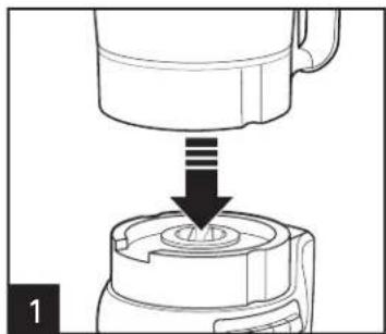 HAMILTON BEACH Stack & Snap 70729F - WARNING Laceration Hazard. - 1