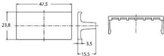 PANASONIC KT7 - Résistance shunt pour l'entrée courant (mA) AKT4810 pour KT2, KT4, KT4H, KT8, KT9 - 5