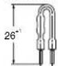 PANASONIC KT7 - Résistance shunt pour l'entrée courant (mA) AKT4810 pour KT2, KT4, KT4H, KT8, KT9 - 3