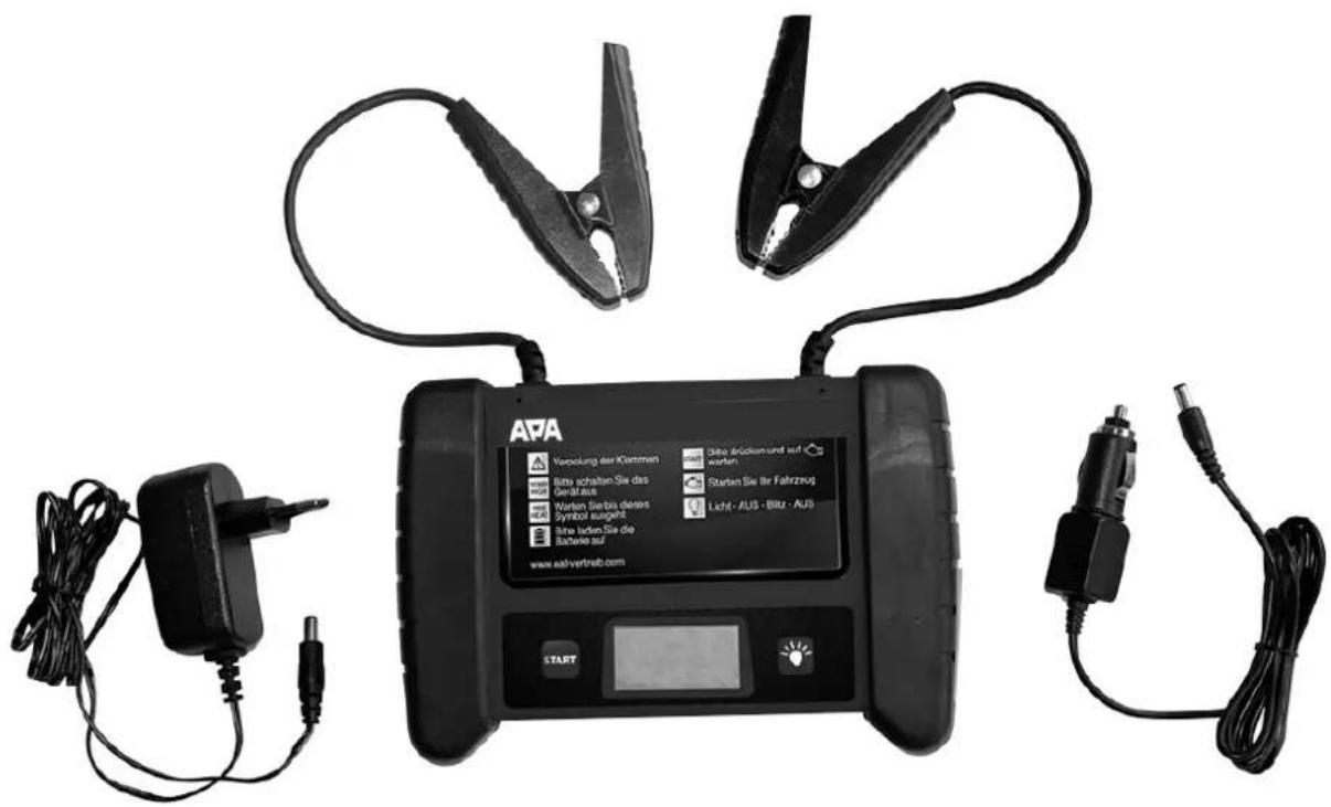 APA LI600A - Lithium Powerpack mit Starthilfe 600A - 1