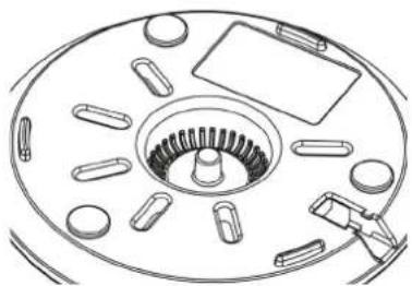 CASO Crema & Choco Black 1665 - Storage of the inserts - 1