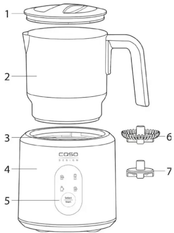 CASO Crema & Choco Black 1665 - Vista general - 1