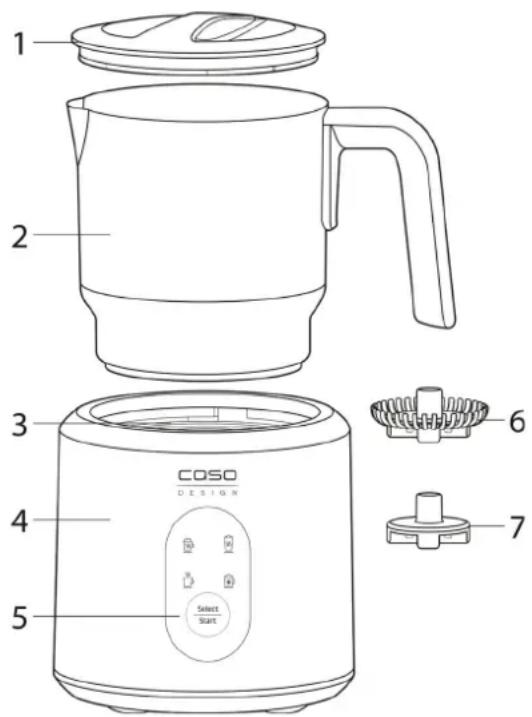 CASO Crema & Choco Black 1665 - Panorama complessiva - 1