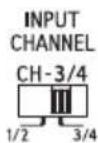 ALPINE S2A36F - ⑧ Commutateur de selection du canal d'entrée (CH-3/4) (S2-A55V uniquement) - 2