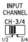 ALPINE S2A36F - ⑧ Commutateur de selection du canal d'entrée (CH-3/4) (S2-A55V uniquement) - 1
