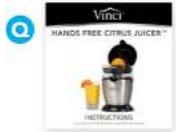 VINCI E19010 - GETTING TO KNOW YOUR HANDS FREE CITRUS JUICER - 3