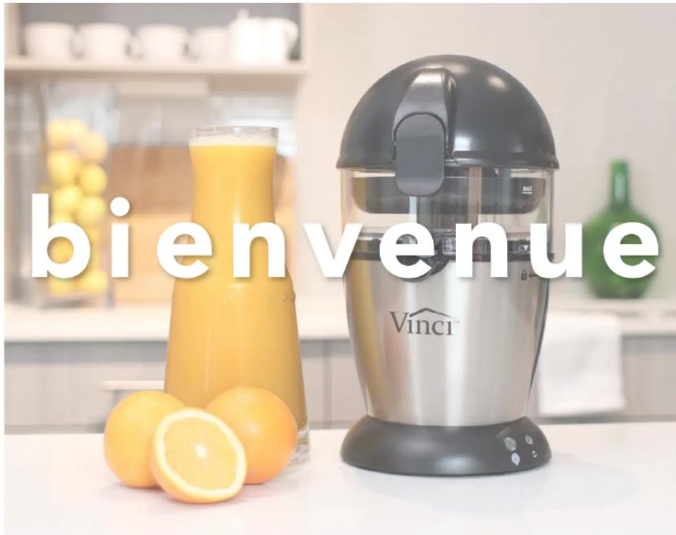 VINCI E19010 - PRESSE-AGRUMES MAINS LIBRES - 1