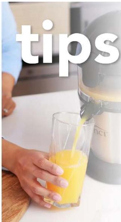 VINCI E19010 - HOW TO USE YOUR HANDS FREE CITRUS JUICER - 11