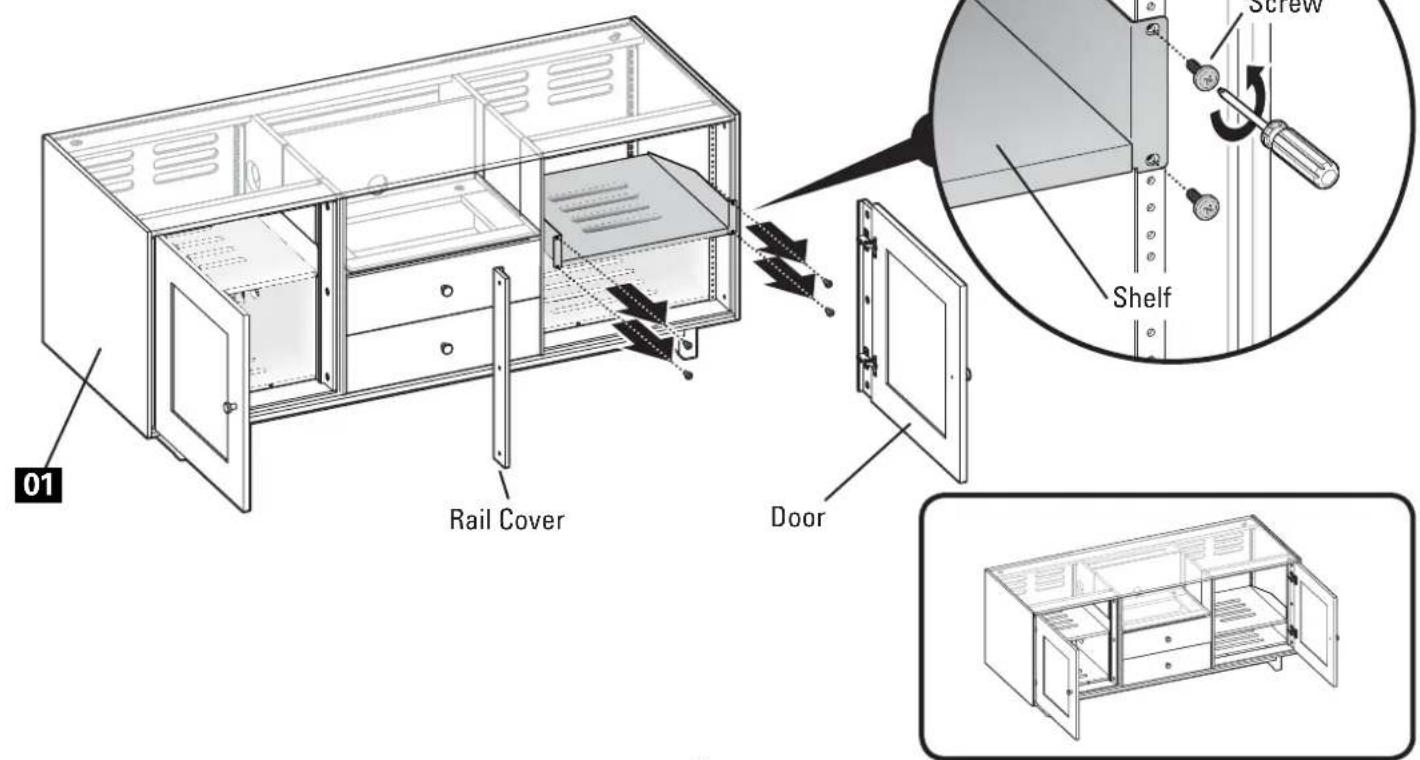 SANUS CADENZA61 - Shelf Adjustment - 2