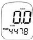 JDC Skywatch Xplorer 1 - Display of the maximum altitude : - 1