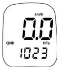 JDC Skywatch Xplorer 1 - Mode de mesure de la vitesse du vent avec affichage de la pression relative et absolute - 1