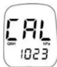 JDC Skywatch Xplorer 1 - Calibration of relative pressure (QNH) : - 1
