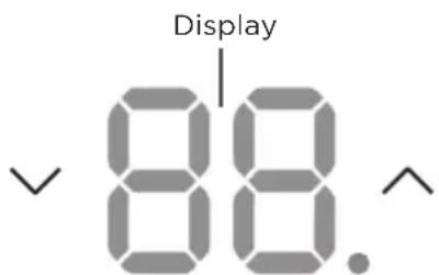 MIDEA MW08MSWBA5RCM - LED Display: - 1