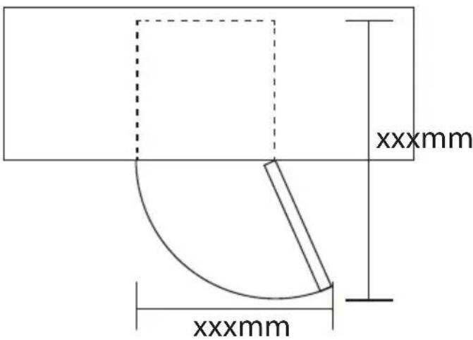 Jocel JCV32S - Requisitos de Espaço - 1