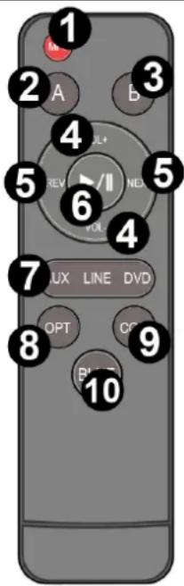 Audizio AD200A - REMOTE CONTROL - 1