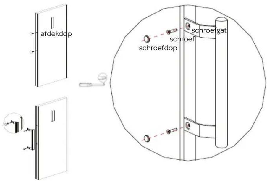 INVENTUM VR1720W - Deurgreep installeren - 1