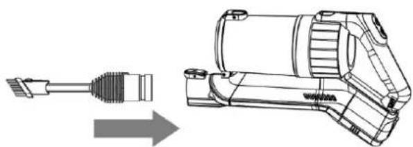 CONTINENTAL EDISON CEVC100G - Assembling and disassembling accessories from the appliance - 7