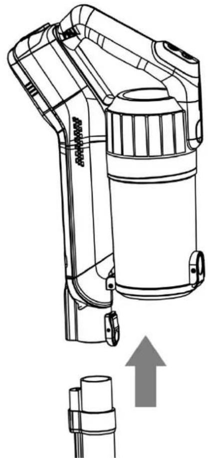CONTINENTAL EDISON CEVC100G - Assembling and disassembling accessories from the appliance - 1