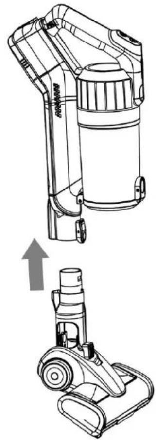 CONTINENTAL EDISON CEVC100G - Assembling and disassembling accessories from the appliance - 5