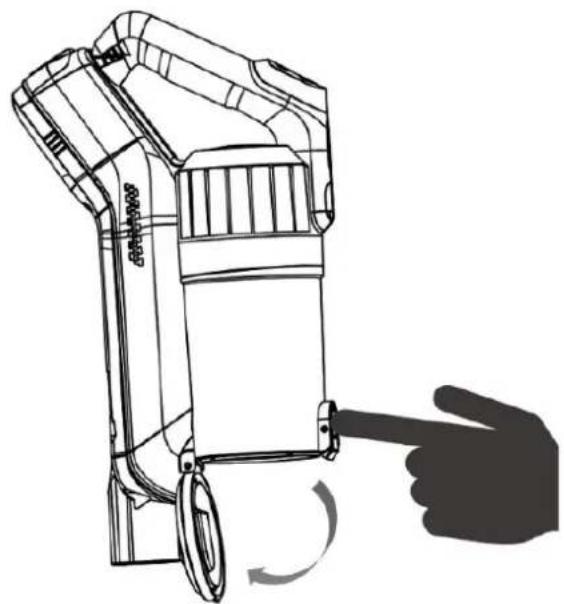 CONTINENTAL EDISON CEVC100G - Emptying the dust tank: - 1