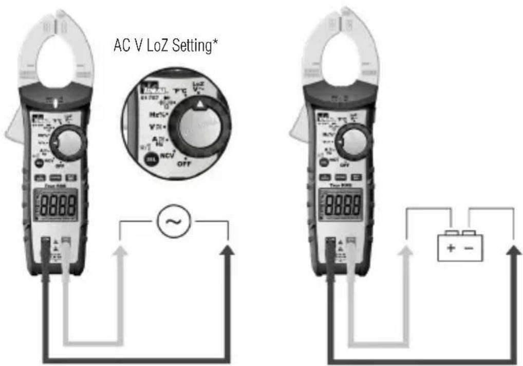 IDEAL 61757 - Measuring AC ( ~ ) or DC ( ~ ) Voltage - 1