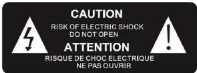 BIGBEN SB600BTS - Safety warning and notice - 2
